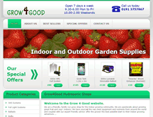 Tablet Screenshot of grow4good.net